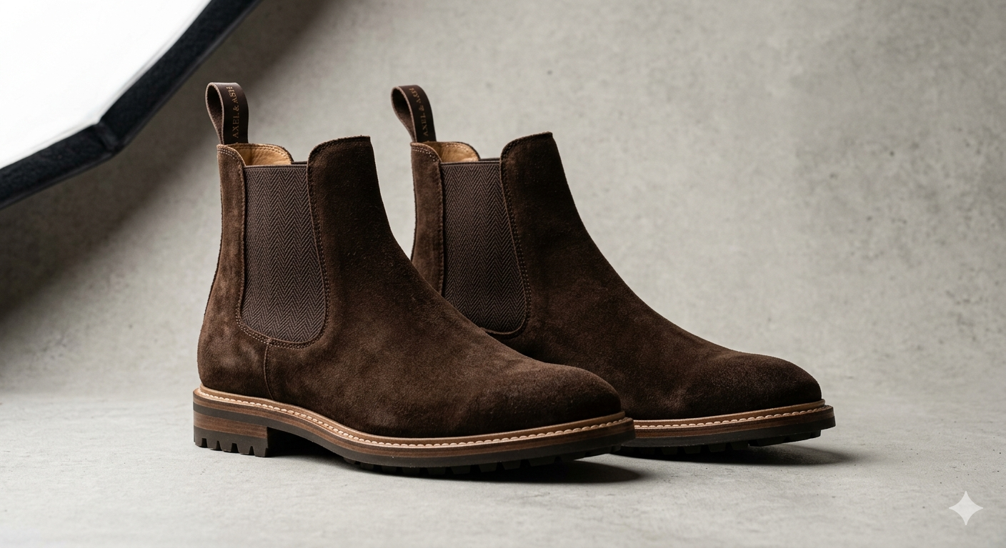 Vortha Heritage Suede Chelsea Boot