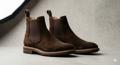 Vortha Heritage Suede Chelsea Boot