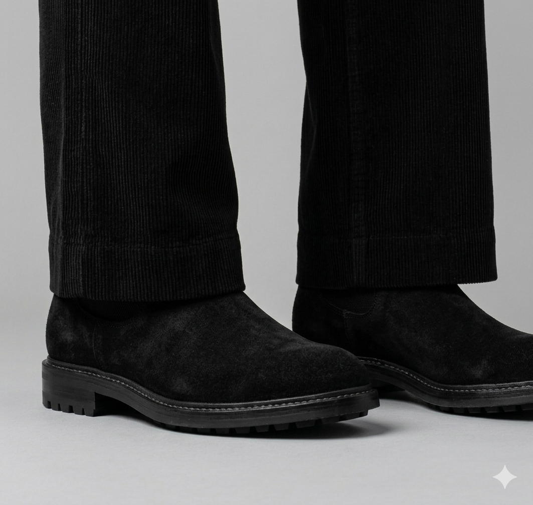 Vortha Heritage Suede Chelsea Boot