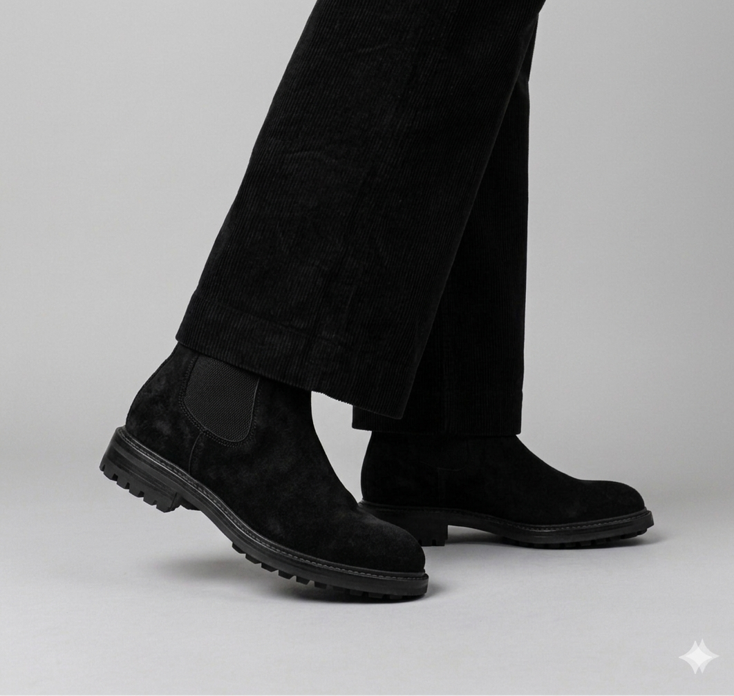Vortha Heritage Suede Chelsea Boot