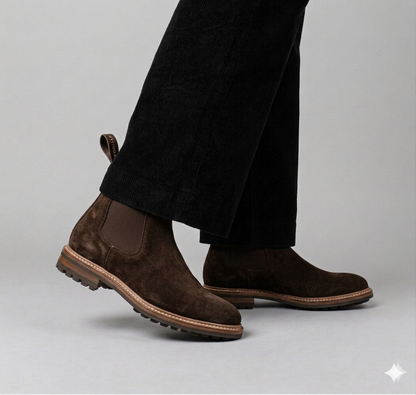 Vortha Heritage Suede Chelsea Boot