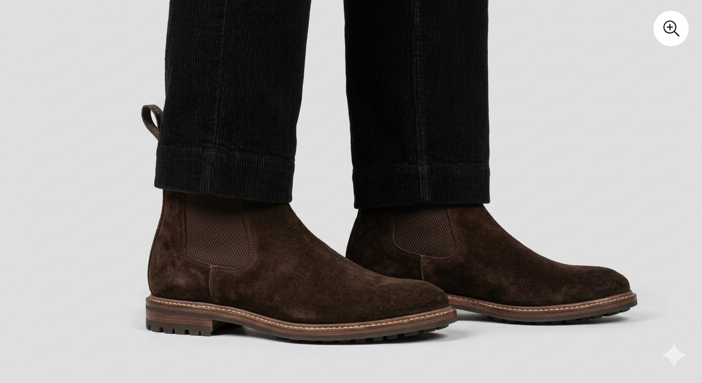 Vortha Heritage Suede Chelsea Boot