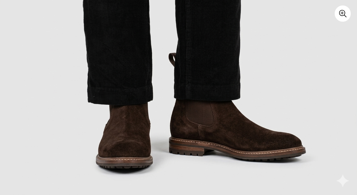 Vortha Heritage Suede Chelsea Boot