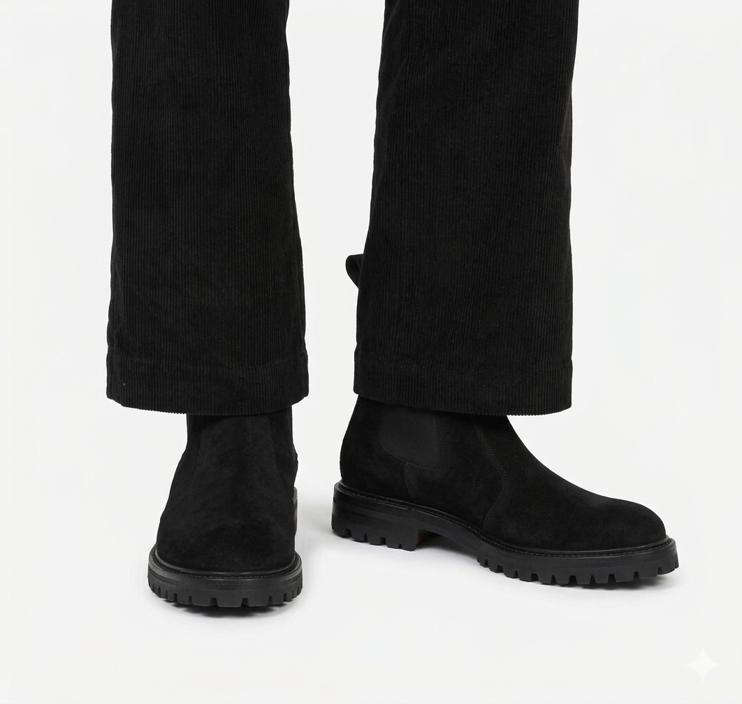 Vortha Heritage Suede Chelsea Boot